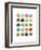 Series Colored Dots No. I-Louise van Terheijden-Framed Art Print