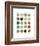 Series Colored Dots No. I-Louise van Terheijden-Framed Art Print