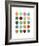 Series Colored Dots No. I-Louise van Terheijden-Framed Art Print