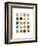 Series Colored Dots No. I-Louise van Terheijden-Framed Art Print