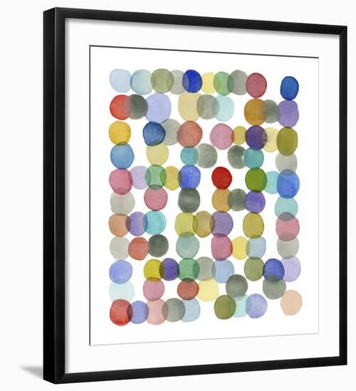 Series Colored Dots No. II-Louise van Terheijden-Framed Art Print