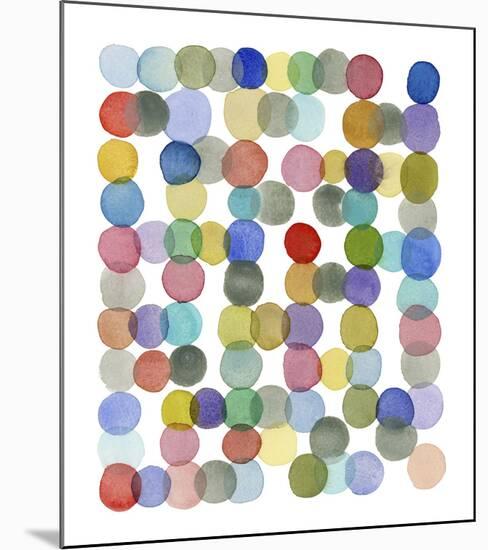 Series Colored Dots No. II-Louise van Terheijden-Mounted Art Print