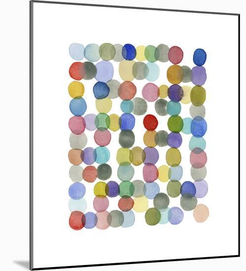 Series Colored Dots No. II-Louise van Terheijden-Mounted Giclee Print