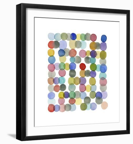 Series Colored Dots No. II-Louise van Terheijden-Framed Giclee Print