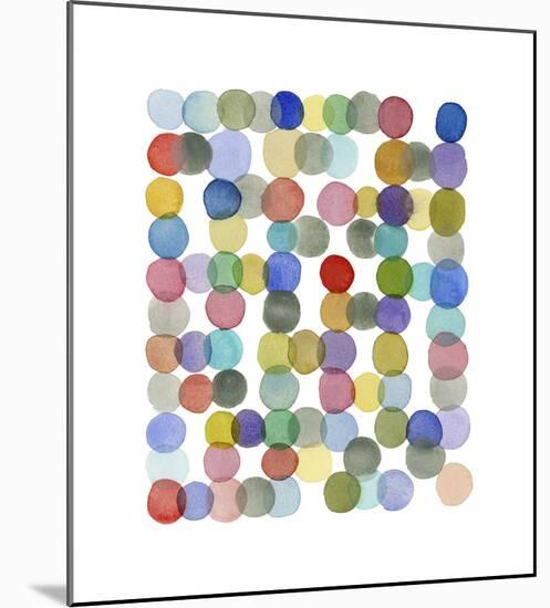 Series Colored Dots No. II-Louise van Terheijden-Mounted Giclee Print