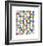 Series Colored Dots No. II-Louise van Terheijden-Framed Giclee Print