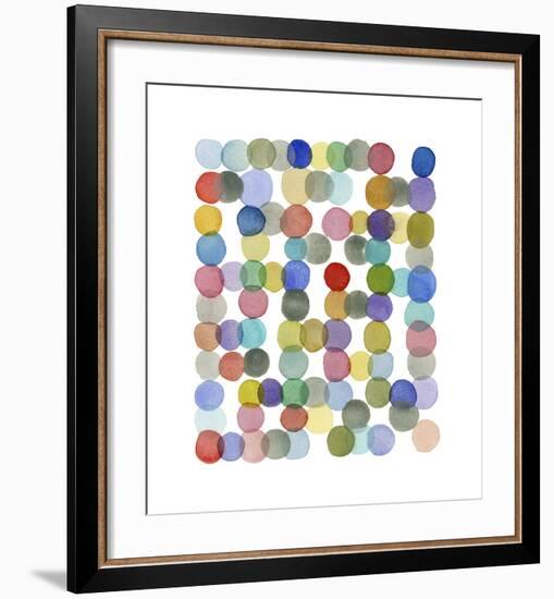 Series Colored Dots No. II-Louise van Terheijden-Framed Giclee Print