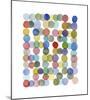 Series Colored Dots No. II-Louise van Terheijden-Mounted Giclee Print