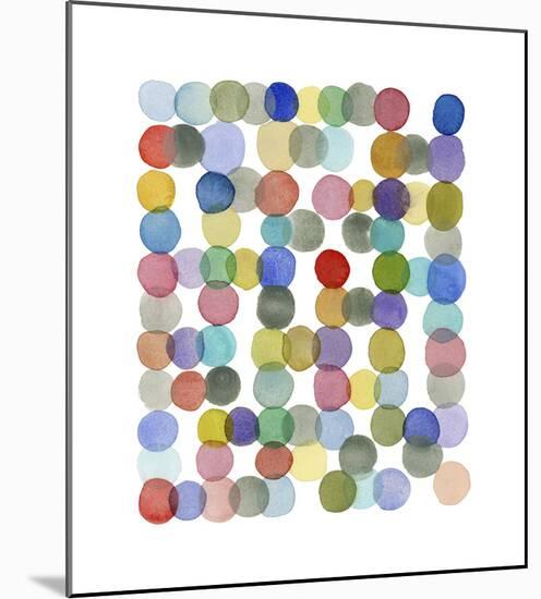 Series Colored Dots No. II-Louise van Terheijden-Mounted Giclee Print