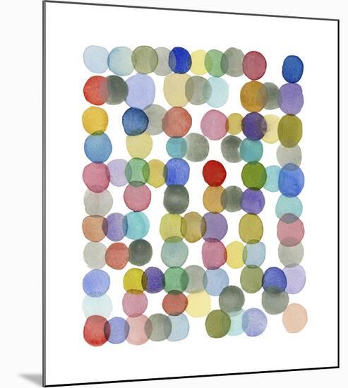 Series Colored Dots No. II-Louise van Terheijden-Mounted Giclee Print