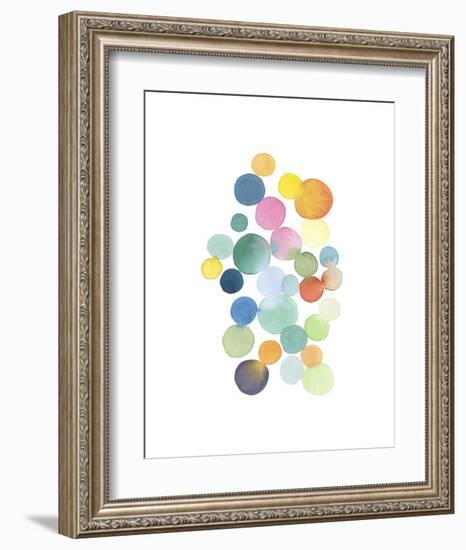 Series Colored Dots No. III-Louise van Terheijden-Framed Art Print