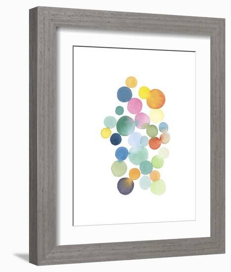 Series Colored Dots No. III-Louise van Terheijden-Framed Art Print