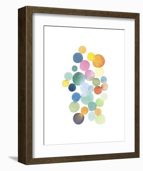 Series Colored Dots No. III-Louise van Terheijden-Framed Art Print