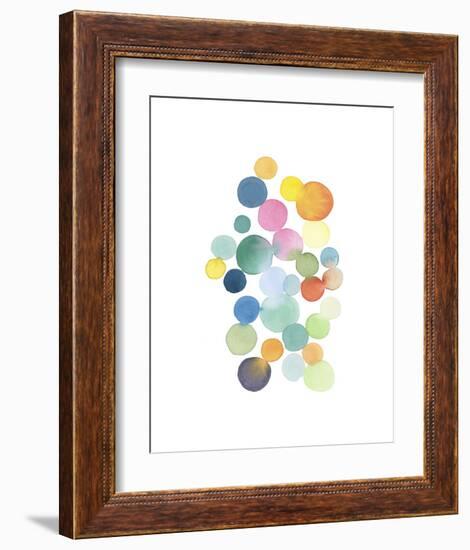 Series Colored Dots No. III-Louise van Terheijden-Framed Art Print