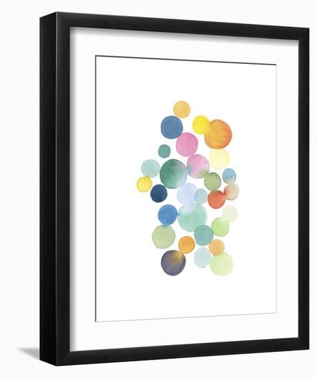 Series Colored Dots No. III-Louise van Terheijden-Framed Art Print