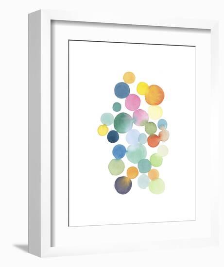 Series Colored Dots No. III-Louise van Terheijden-Framed Art Print