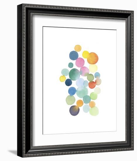 Series Colored Dots No. III-Louise van Terheijden-Framed Art Print