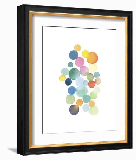 Series Colored Dots No. III-Louise van Terheijden-Framed Art Print