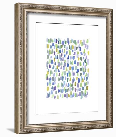 Series Rain No. I-Louise van Terheijden-Framed Art Print