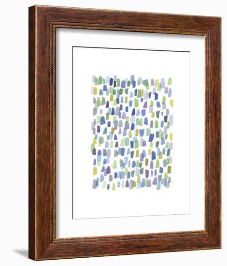 Series Rain No. I-Louise van Terheijden-Framed Art Print