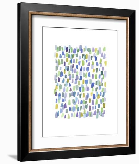 Series Rain No. I-Louise van Terheijden-Framed Art Print