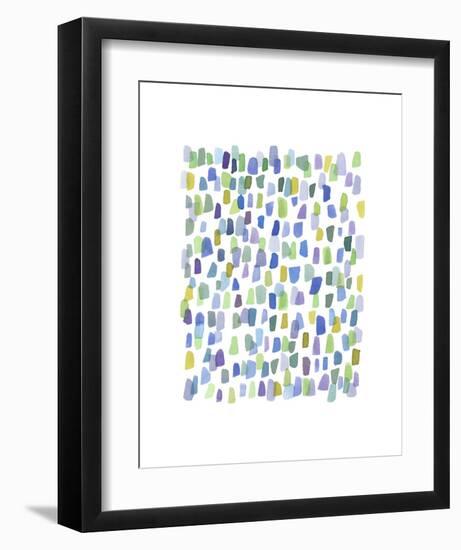 Series Rain No. I-Louise van Terheijden-Framed Art Print