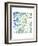 Series Sea Glass No. 1-Louise van Terheijden-Framed Art Print