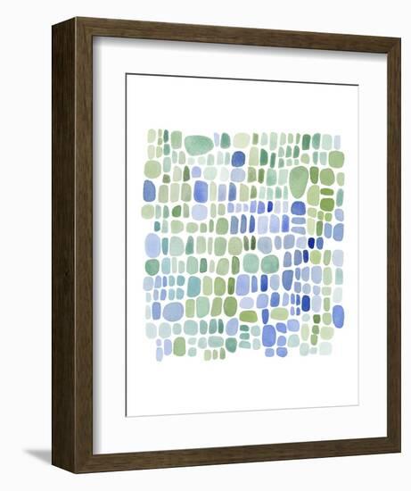 Series Sea Glass No. II-Louise van Terheijden-Framed Art Print