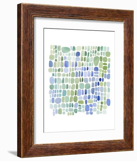 Series Sea Glass No. II-Louise van Terheijden-Framed Art Print