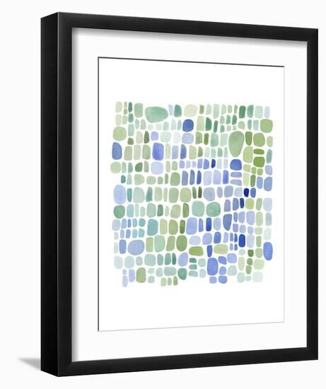 Series Sea Glass No. II-Louise van Terheijden-Framed Art Print