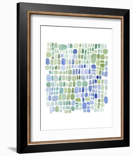 Series Sea Glass No. II-Louise van Terheijden-Framed Art Print