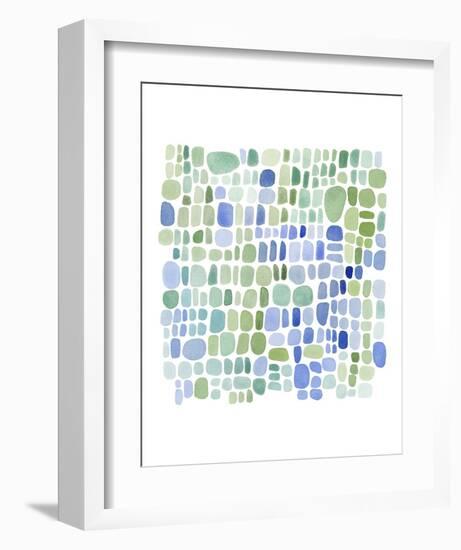 Series Sea Glass No. II-Louise van Terheijden-Framed Art Print