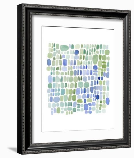 Series Sea Glass No. II-Louise van Terheijden-Framed Art Print