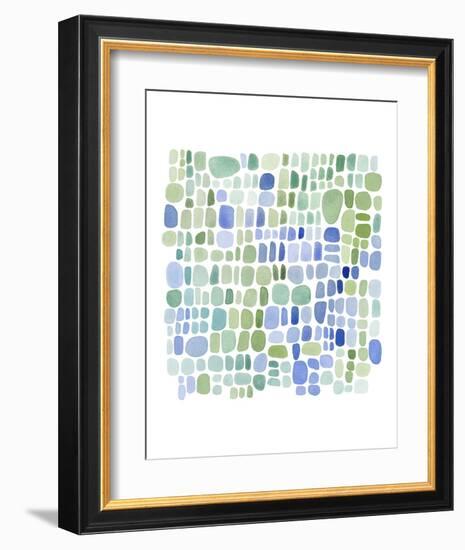 Series Sea Glass No. II-Louise van Terheijden-Framed Art Print