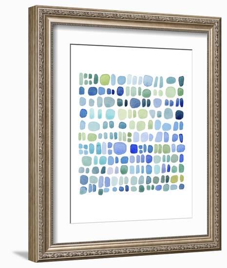 Series Sea Glass No. III-Louise van Terheijden-Framed Art Print