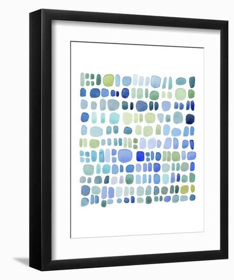 Series Sea Glass No. III-Louise van Terheijden-Framed Art Print