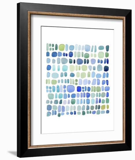 Series Sea Glass No. III-Louise van Terheijden-Framed Art Print