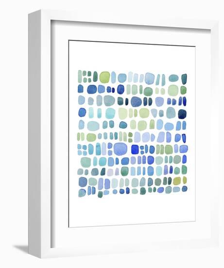 Series Sea Glass No. III-Louise van Terheijden-Framed Art Print