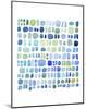 Series Sea Glass No. III-Louise van Terheijden-Mounted Art Print