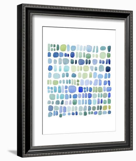 Series Sea Glass No. III-Louise van Terheijden-Framed Art Print