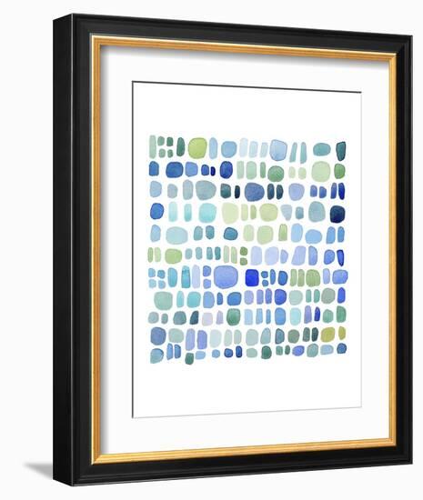 Series Sea Glass No. III-Louise van Terheijden-Framed Art Print