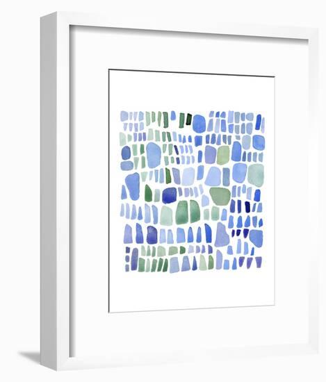 Series Sea Glass No. IV-Louise van Terheijden-Framed Art Print