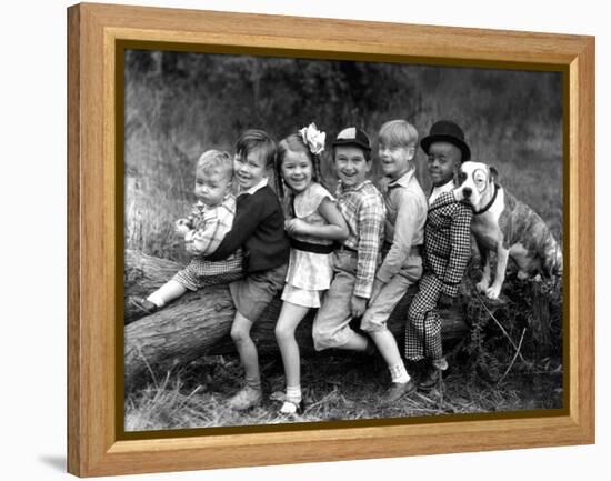 Series the Little Rascals/Our Gang Comedies C. 1932-null-Framed Stretched Canvas