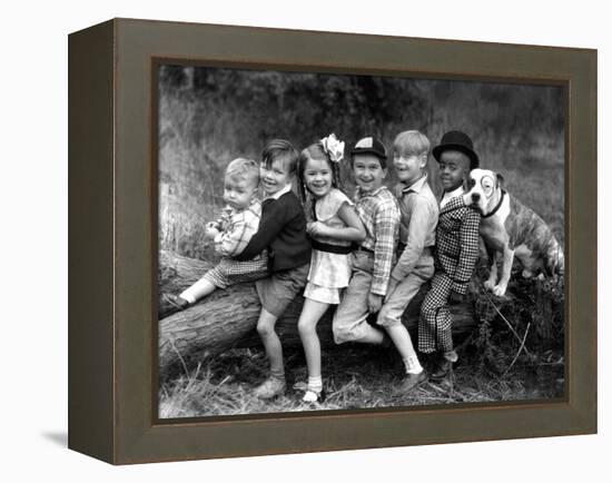 Series the Little Rascals/Our Gang Comedies C. 1932-null-Framed Stretched Canvas