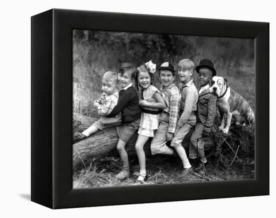 Series the Little Rascals/Our Gang Comedies C. 1932-null-Framed Stretched Canvas