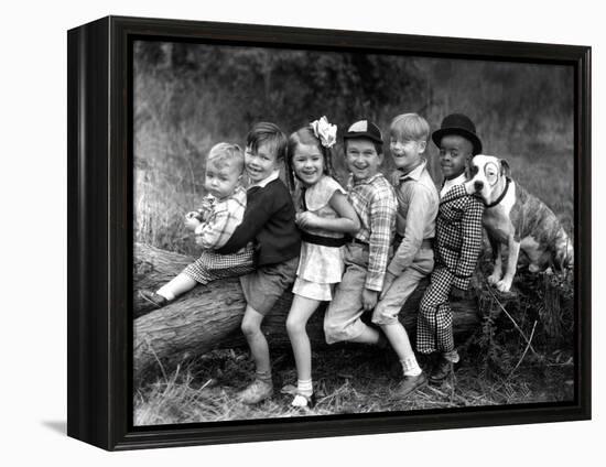 Series the Little Rascals/Our Gang Comedies C. 1932-null-Framed Stretched Canvas