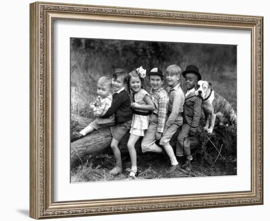 Series the Little Rascals/Our Gang Comedies C. 1932--Framed Photo