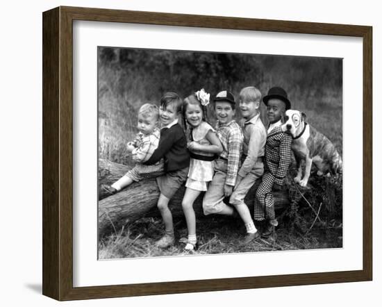 Series the Little Rascals/Our Gang Comedies C. 1932--Framed Photo