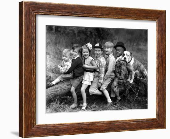 Series the Little Rascals/Our Gang Comedies C. 1932-null-Framed Photo