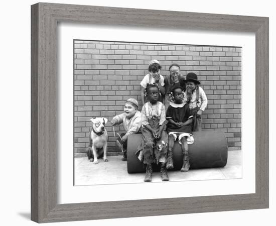 Series the Little Rascals/Our Gang Comedies, Late 1920S-null-Framed Photo